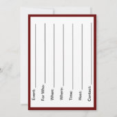 Parcours 6 Einladung (Rückseite)