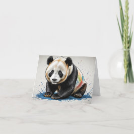 PARDA CORONDASHIMI UND MALEN DANKESKARTE