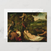 Pardo Venus oder Jupiter und Antiope Postkarte (Vorne/Hinten)