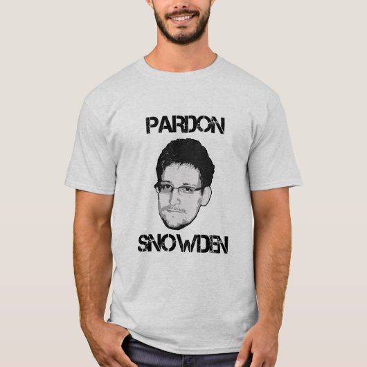 Pardon Snowden T - Shirt (Vorderseite)