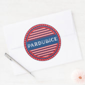 Pardubice City Pride Emblem – Tschechische Identit Runder Aufkleber (Umschlag)