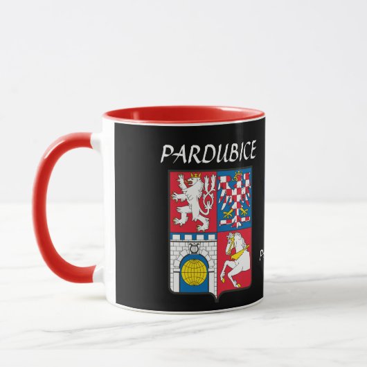 Pardubice Tschechische Wappen Tasse (Links)
