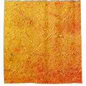 Parede defeituosa com textura amarela e laranja duschvorhang (Vorderseite)