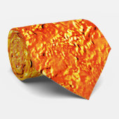 Parede defeituosa com textura amarela e laranja krawatte (Gerollt)