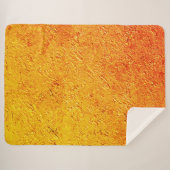 Parede defeituosa com textura amarela e laranja sherpadecke (Vorderseite (Horizontal))