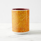 Parede defeituosa com textura amarela e laranja tasse (Zentrum)