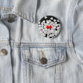 Pareja de corazones enamorados button (Beispiel)