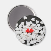 Pareja de corazones enamorados magnet (Vorderseite/Rückseite)