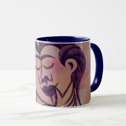 Pareja de enamorados tasse (VorderseiteRechts)