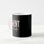 Parent Coordinator Tie Dye Back To School Apprecia Kaffeetasse (Vorderseite Links)