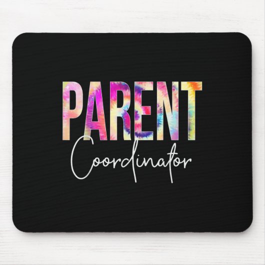 Parent Coordinator Tie Dye Back To School Apprecia Mousepad (Vorne)