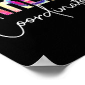 Parent Coordinator Tie Dye Back To School Apprecia Poster (Ecke)