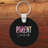 Parent Coordinator Tie Dye Back To School Apprecia Schlüsselanhänger (Vorderseite)