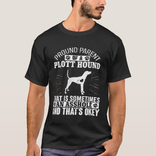 Parent of Plott Hound Dog for Men Women T-Shirt (Vorderseite)