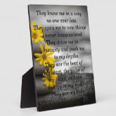 Parent Plaque mit Gedicht Fotoplatte (Seite)