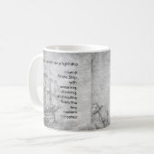 Parentage Pirate Quote Schiff Kaffeetasse (Vorderseite Links)