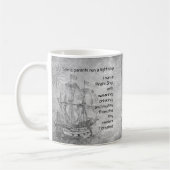 Parentage Pirate Quote Schiff Kaffeetasse (Links)