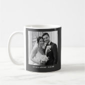 Parents & Couple Black & White Photos Kaffeetasse (Links)