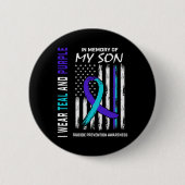 Parents In Memory Of Son Suicide Awareness Prevent Button (Vorderseite)