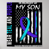 Parents In Memory Of Son Suicide Awareness Prevent Poster (Vorne)