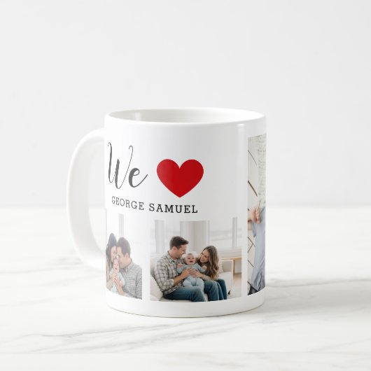 Parent's Love Custom Kaffeetasse (Vorderseite Links)