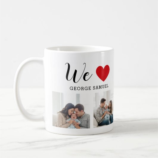Parent's Love Custom Kaffeetasse (Links)