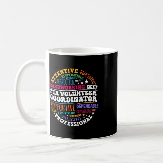 Parents Teacher Ociation Pta Volunteer Coordinator Kaffeetasse (Links)