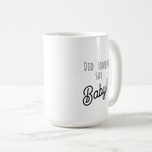 Parents-to-be Faux Lace Kaffeetasse (VorderseiteRechts)