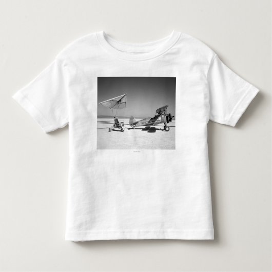 Paresev 1-A auf Lakebed mit Schleppseil-Flugzeug Kleinkind T-shirt (Vorderseite)