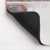 "Parfois IL m'arrive" (Tinte und w/c auf Papier) Mousepad (Ecke)