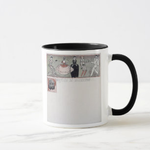 "Parfois IL m'arrive" (Tinte und w/c auf Papier) Tasse