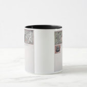 "Parfois IL m'arrive" (Tinte und w/c auf Papier) Tasse (Zentrum)