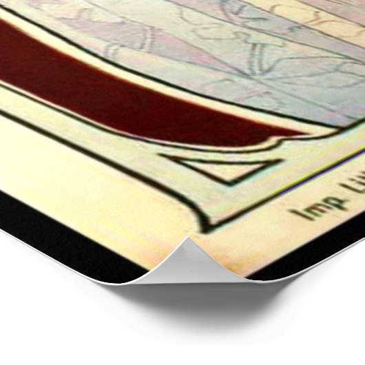 Parfüm Ad 1897 Poster (Ecke)