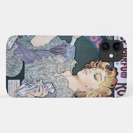 Parfüm, Alphonse Mucha Case-Mate iPhone Hülle (Rückseite (Horizontal))