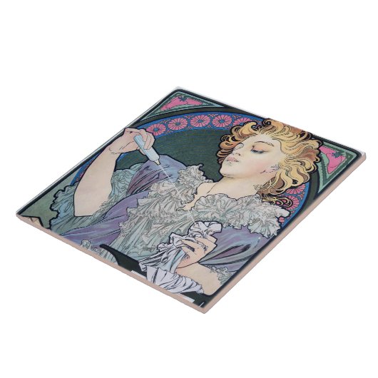 Parfüm, Alphonse Mucha Fliese (Seite)