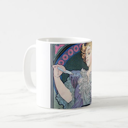 Parfüm, Alphonse Mucha Kaffeetasse (Vorderseite Links)