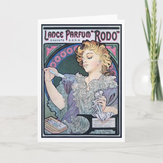 Parfüm, Alphonse Mucha Karte (Vorderseite)