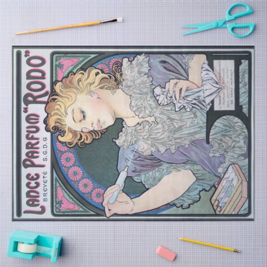 Parfüm, Alphonse Mucha Seidenpapier (Basteln)