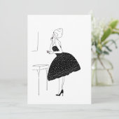 Parfüm anwenden, wo Sie gewollt werden können, um  Einladung (Stehend Vorderseite)