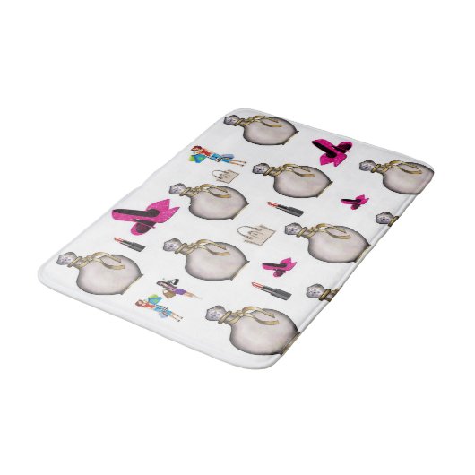 Parfüm Badezimmer Badematte (Schrägansicht)