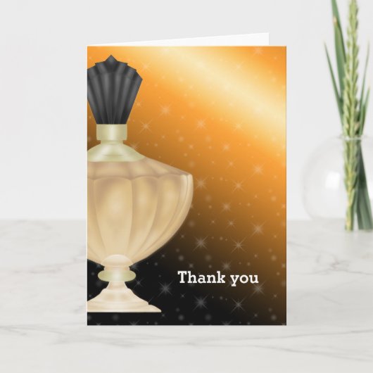 Parfüm Dankeskarte (Vorderseite)