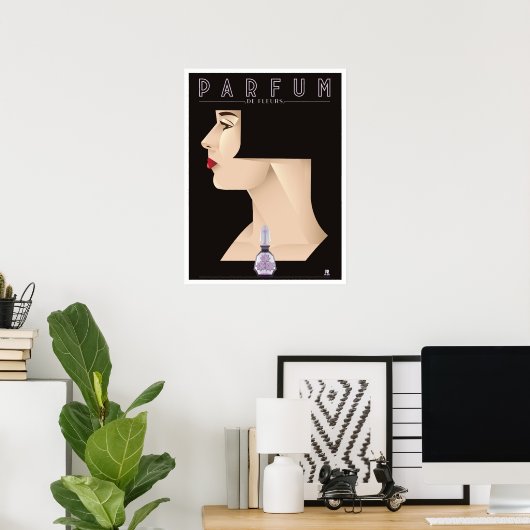 PARFUM DE FLEURS POSTER (Heimbüro)