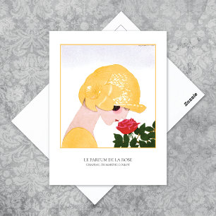 Parfum de la Rose A. Marty Art Deco Postkarte