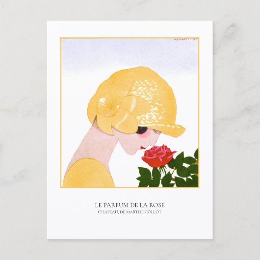 Parfum de la Rose Postkarte (Vorderseite)