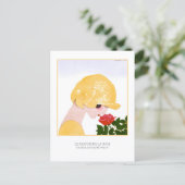Parfum de la Rose Postkarte (Stehend Vorderseite)