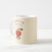 PARFUM DE TOI (Rosenparfüm Kunst) Kaffeetasse (Vorderseite Links)