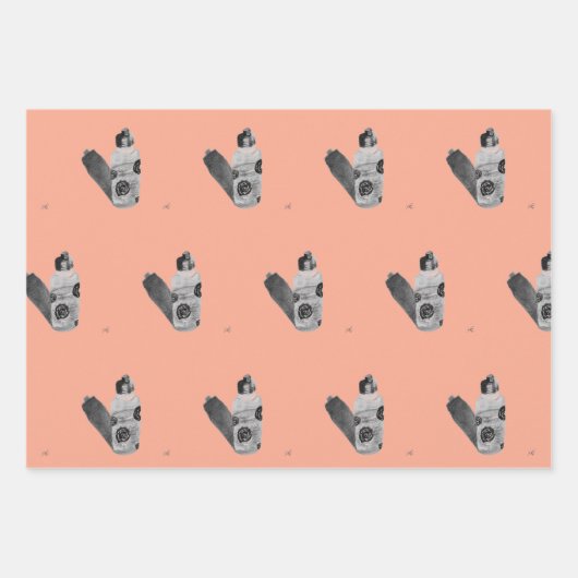 Parfum D'eau Geschenkpapier Set (Vorderseite)