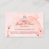 Parfüm Duft Essential Oil Burgundy Visitenkarte (Rückseite)