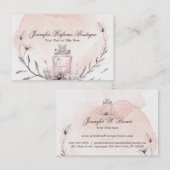 Parfüm Duft Essential Oils Signature-Skript Visitenkarte (Vorne/Hinten)