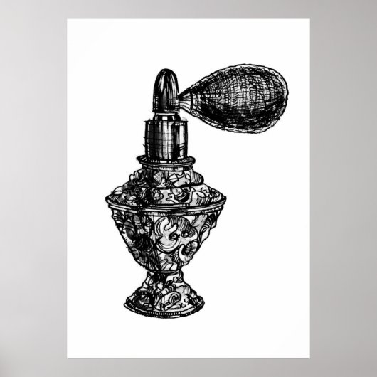 Parfüm Fashion Sketch Poster (Vorne)